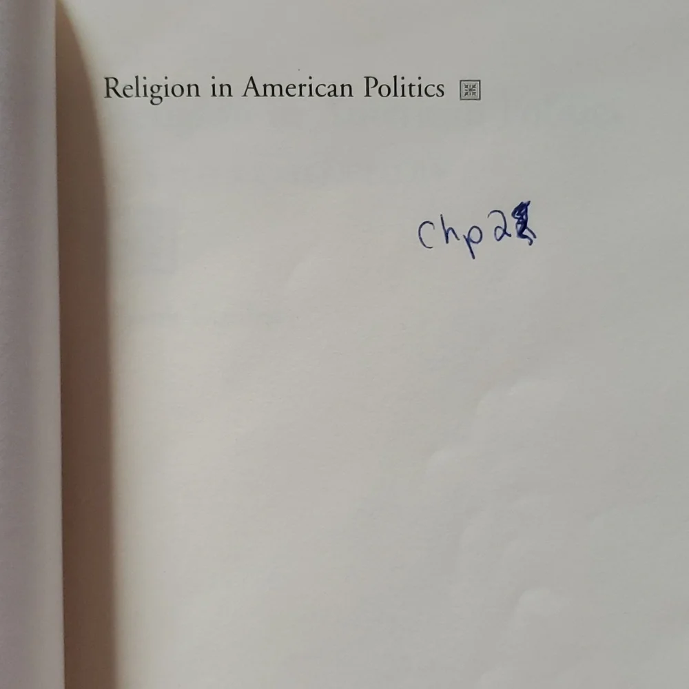 Religion in American Politics Book by Former USA Football Punter Frank Lamber